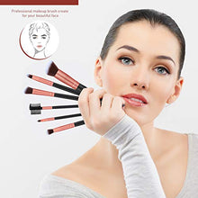 Load image into Gallery viewer, Syntus Makeup Brush Set, 16 Makeup Brushes &amp; 4 Blender Sponge &amp; 1 Brush Cleaner Premium Synthetic Foundation Powder Kabuki Blush Concealer Eye Shadow Makeup Brush Kit, Black Golden
