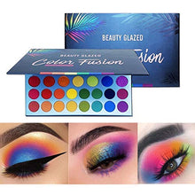 Load image into Gallery viewer, Beauty Glazed High Pigmented Makeup Palette Easy to Blend Color Fusion 39 Shades Metallic and Shimmers Eyeshadow Sweatproof and Waterproof Eye Shadows
